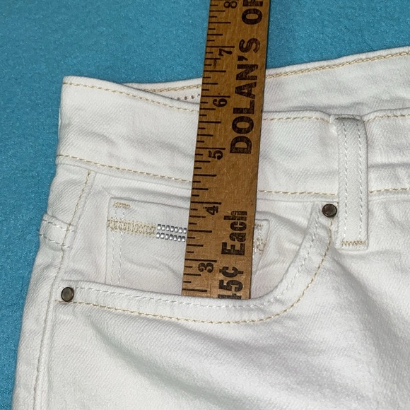LEVI’S 512 bootcut perfectly slimming high rise wide leg white NEW size 16M - Picture 16 of 16